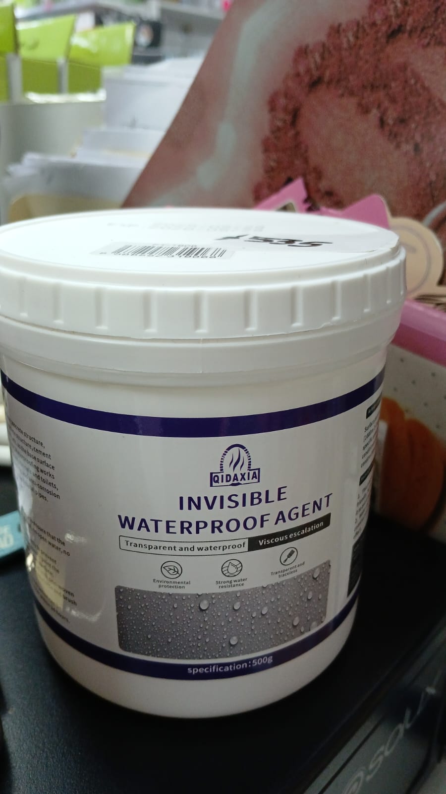 IMPERMEABILIZANTE TRANSPARENTE X 500 GMS